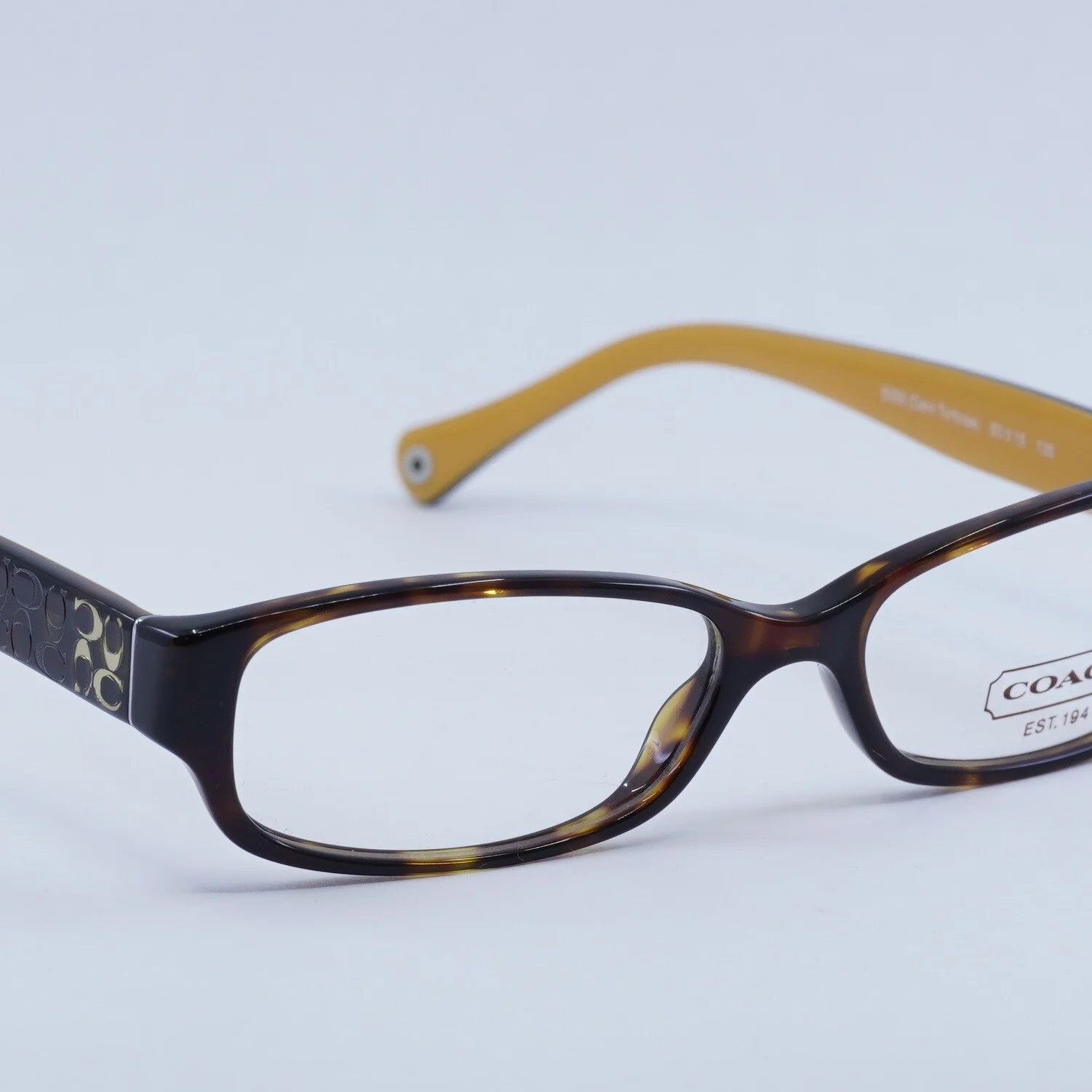 NEW Coach HC6001 5055 Dark Havana 50mm Eyeglasses 2