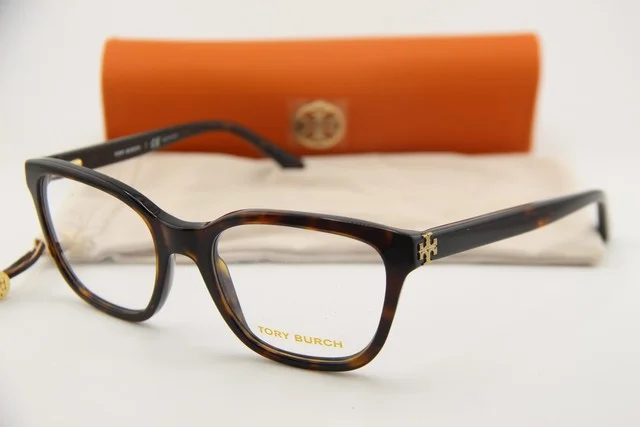 NEW TORY BURCH TY 2073 1378 HAVANA GOLD AUTHENTIC EYEGLASSES 52-19